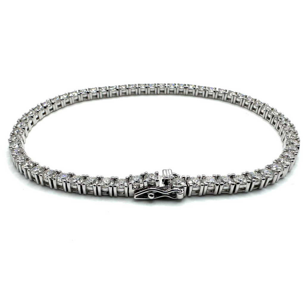 Moissanite Tennis Bracelet (3mm Stones)