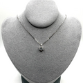 1ct Solitaire Round Cut Moissanite Pendant Necklace