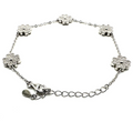 Moissanite Clover Bracelet