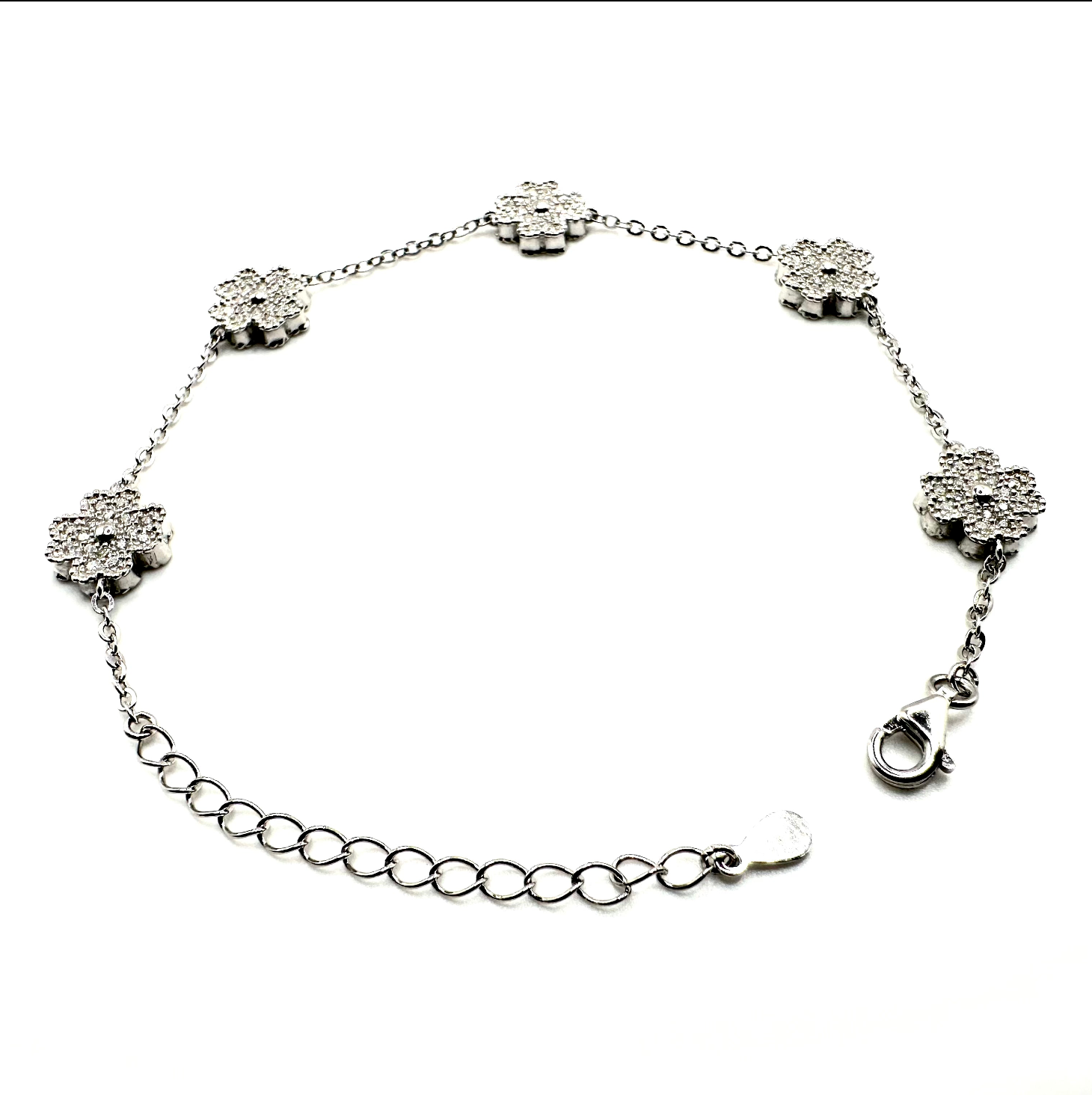 Moissanite Clover Bracelet