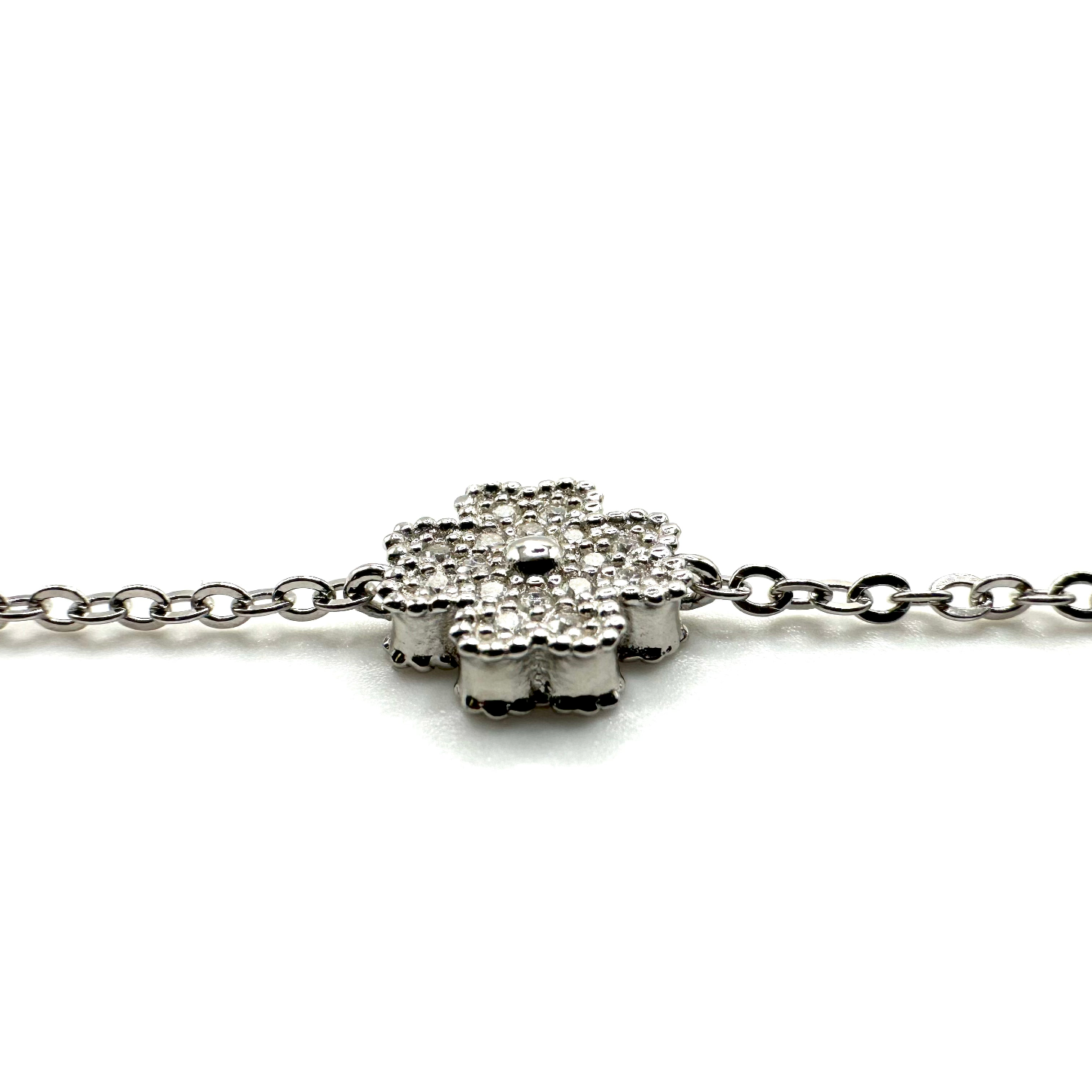 Moissanite Clover Bracelet